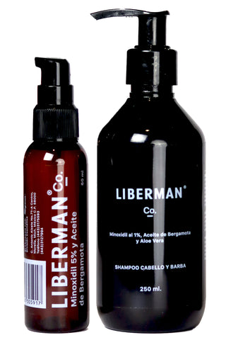 Kit Liberman Loción 5% + shampoo 1%