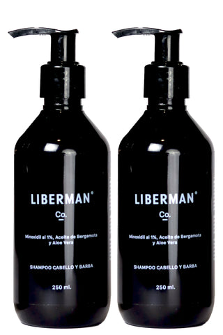 2 shampoo Liberman, Bergamota Y Aloe Vera